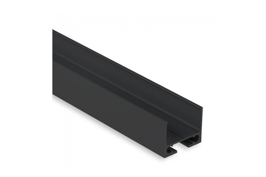 Mounting rail PL10 - 2m - black Mounting rail PL10 - 2m - black