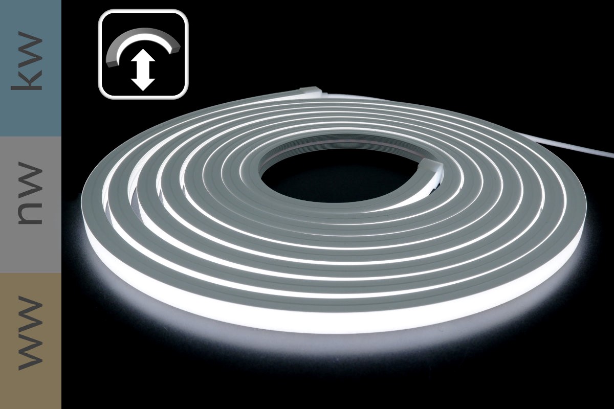 FreeCut NEONFLEX LED Band - 10W/m - 12mm wide - VERTICAL bendable