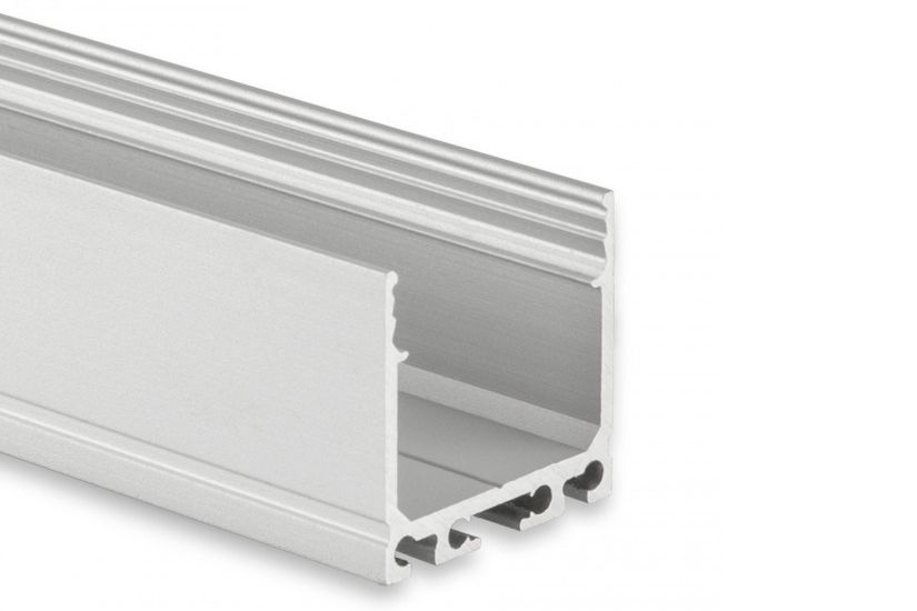 2m LED surface mount profile PN6, 2m, silver 2m LED surface mount profile PN6, 2m, silver