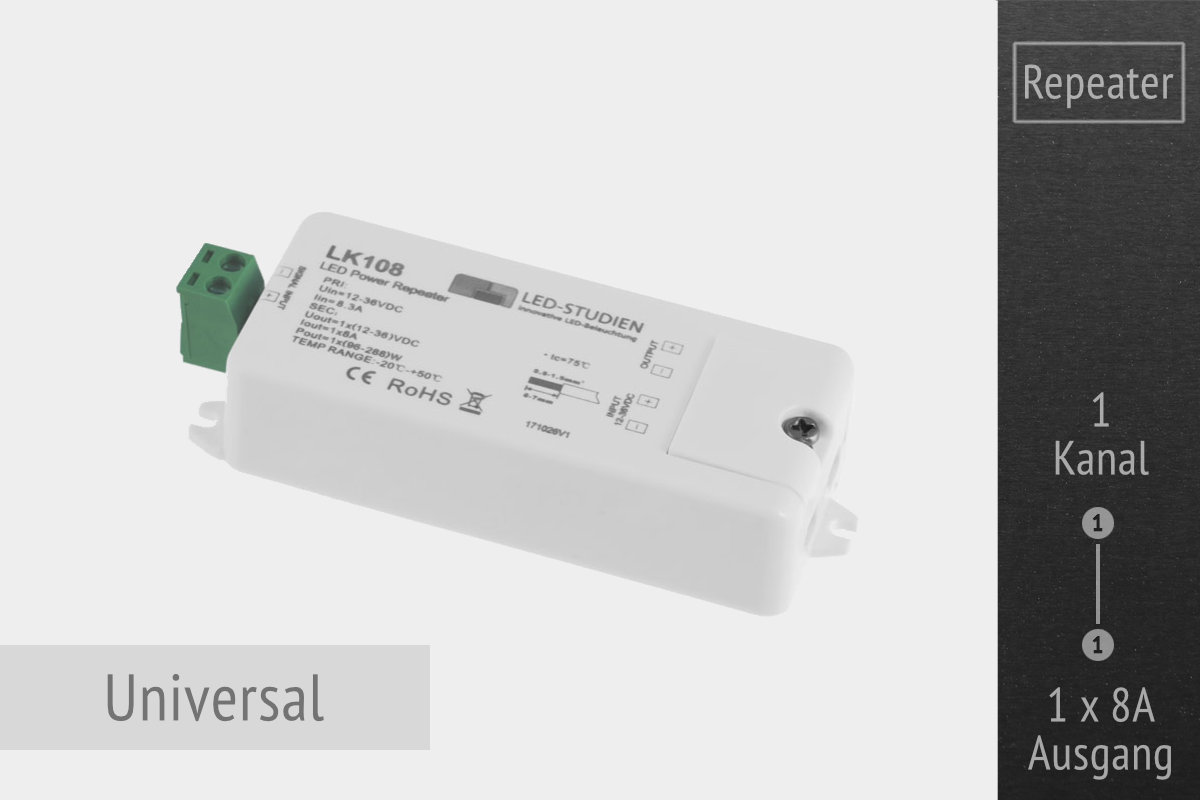 LED Repeater / Verstärker | 1 x 8A