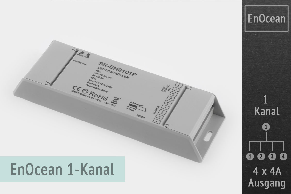 EnOcean LED-Dimmer 1-Kanal | 4x4A