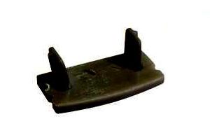End cap for E12 profile, black End cap for E12 profile, black