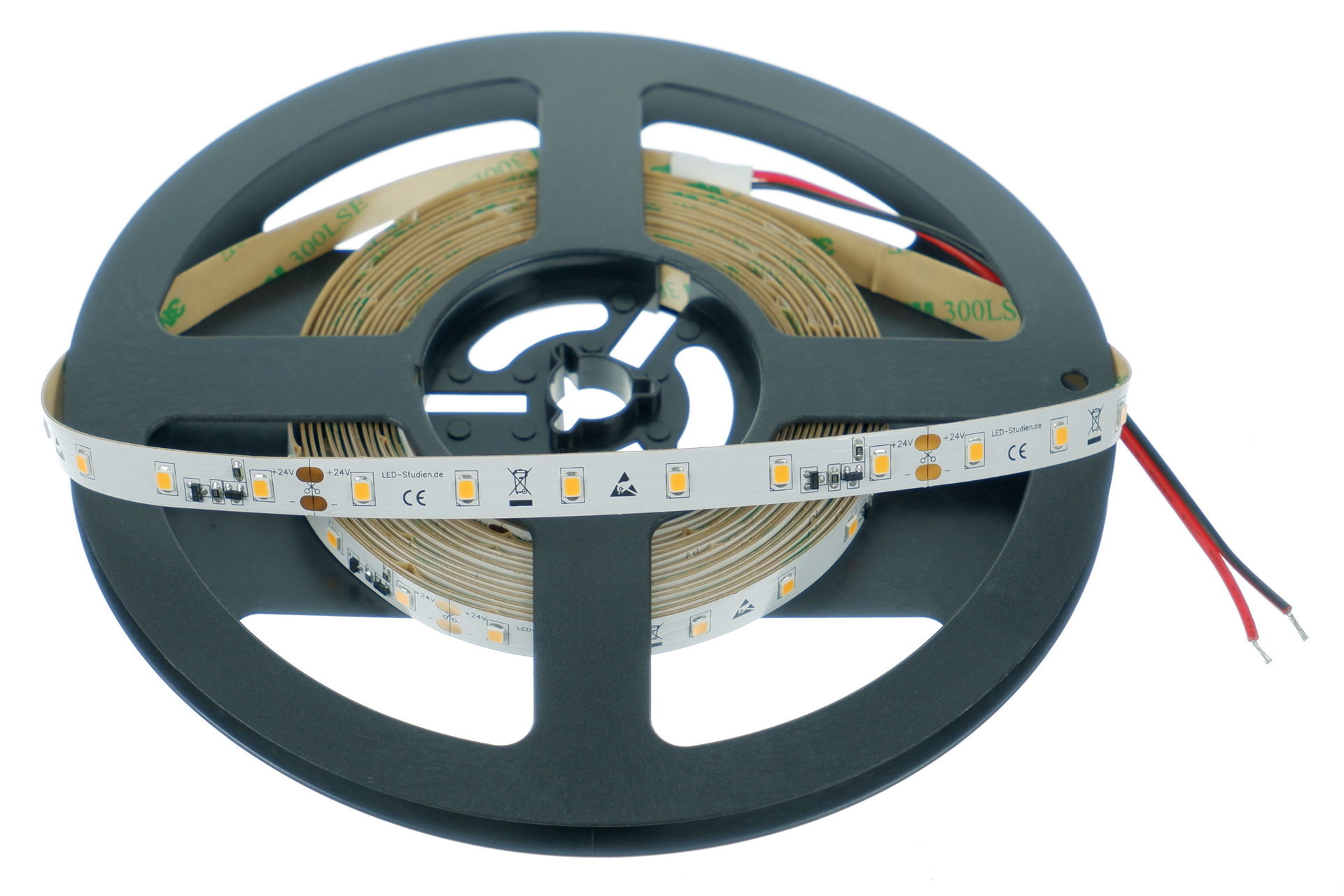 Abverkauf: Mittelheller LED-Streifen - 60 LEDs/m - CRI90 - 15W/m - 1.100 lm/m - 24V