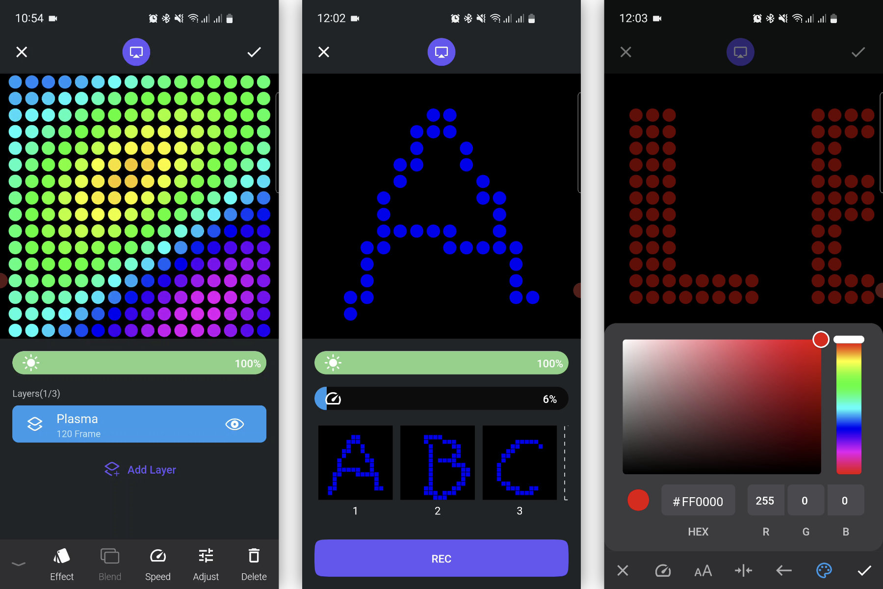 SP801E LED Pixel Controller with App control