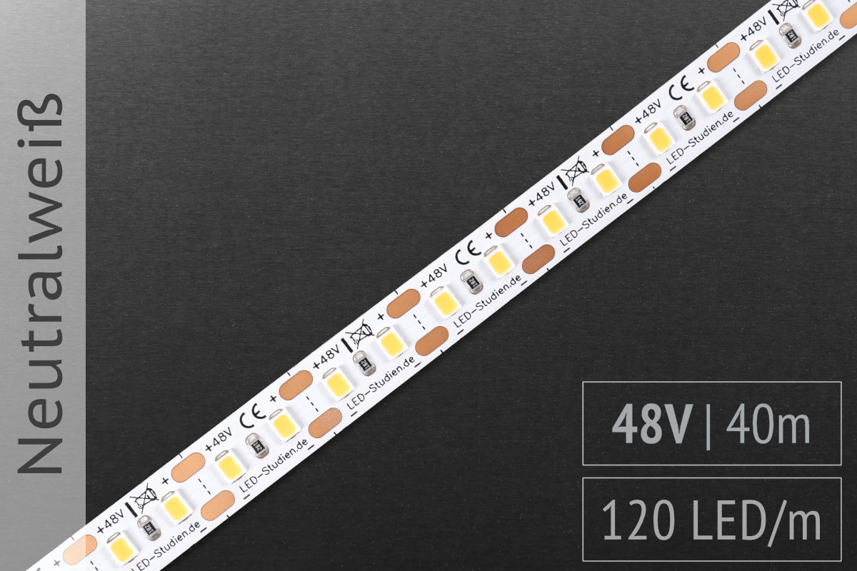 Meter: 48V LED-Streifen LK04-41d-40 Farbtemperatur: 4.000K neutral Meter: 48V LED-Streifen LK04-41d-40 Farbtemperatur: 4.000K neutral