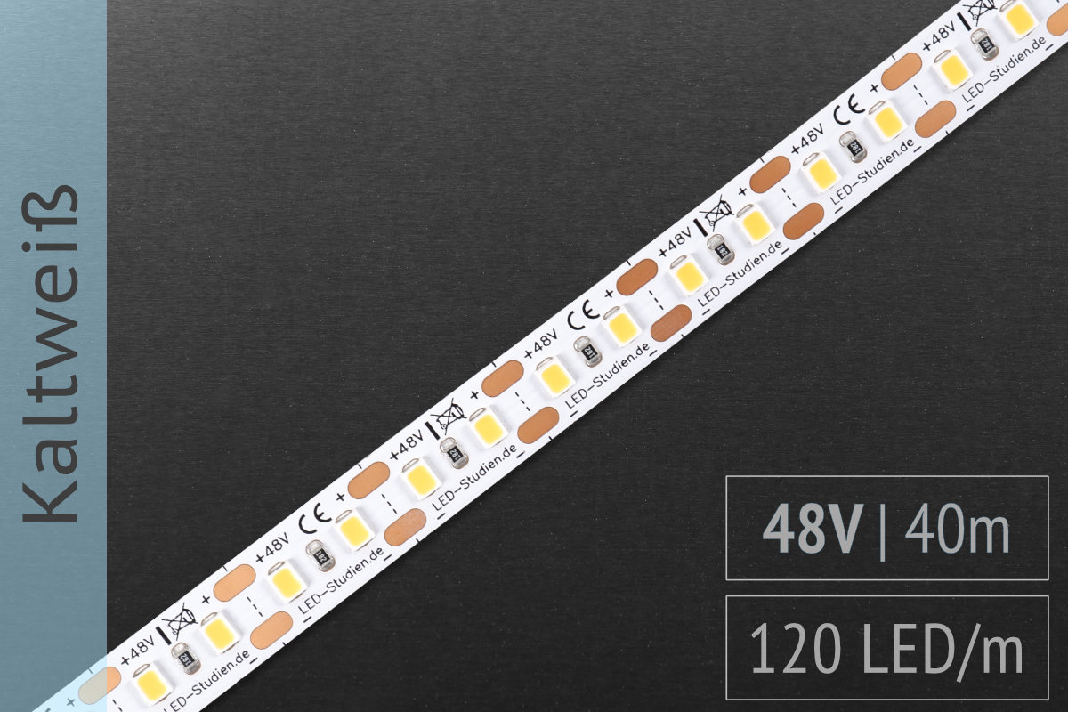 Meter: 48V LED-Streifen LK04-41d-60 Farbtemperatur: 6.000K kalt Meter: 48V LED-Streifen LK04-41d-60 Farbtemperatur: 6.000K kalt
