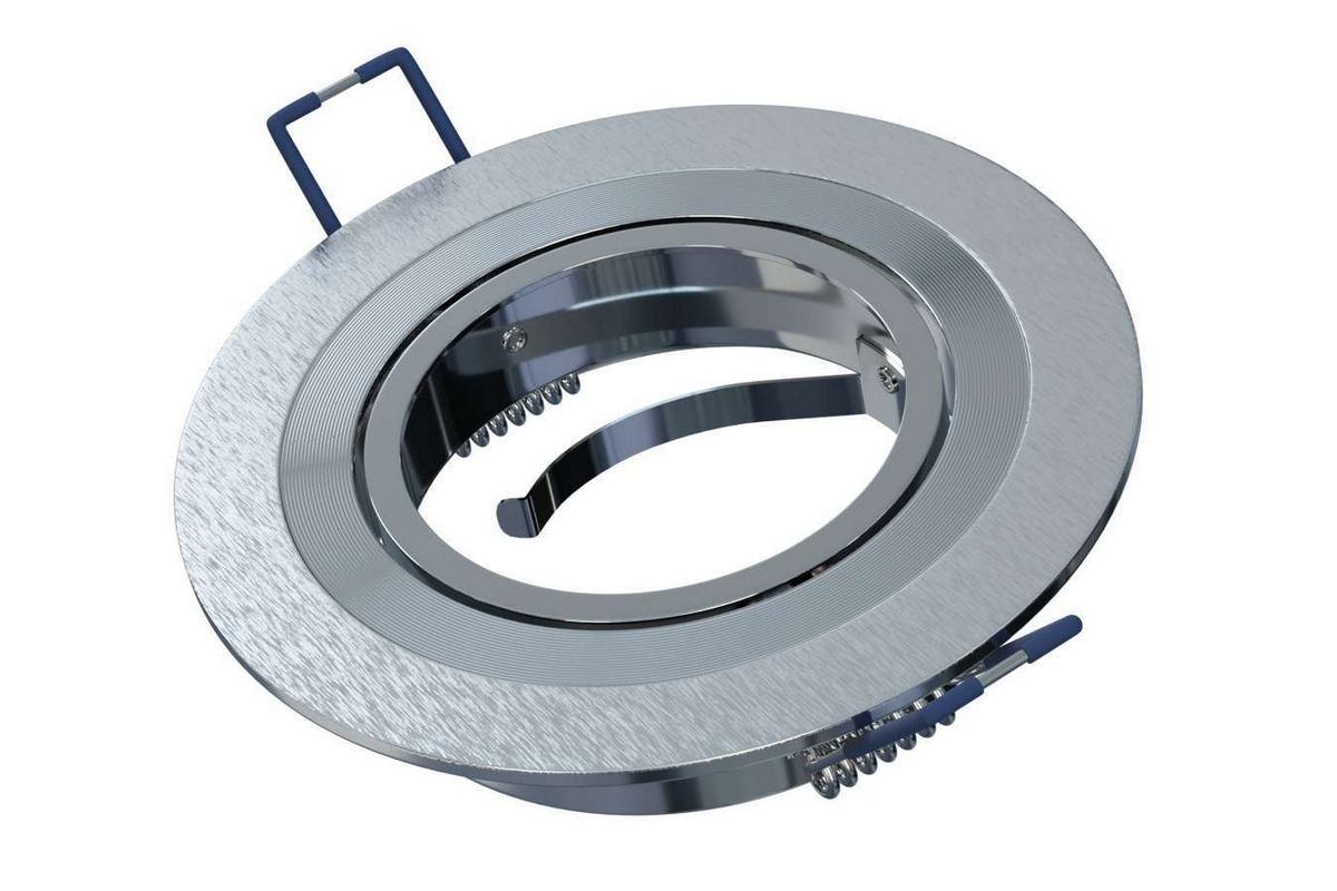 Recessed housing MR16 brushed aluminium, round  Recessed housing MR16 brushed aluminium, round