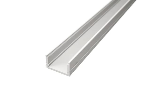 17mm LED-Aufbau-Profil SF8, 2m, weiß