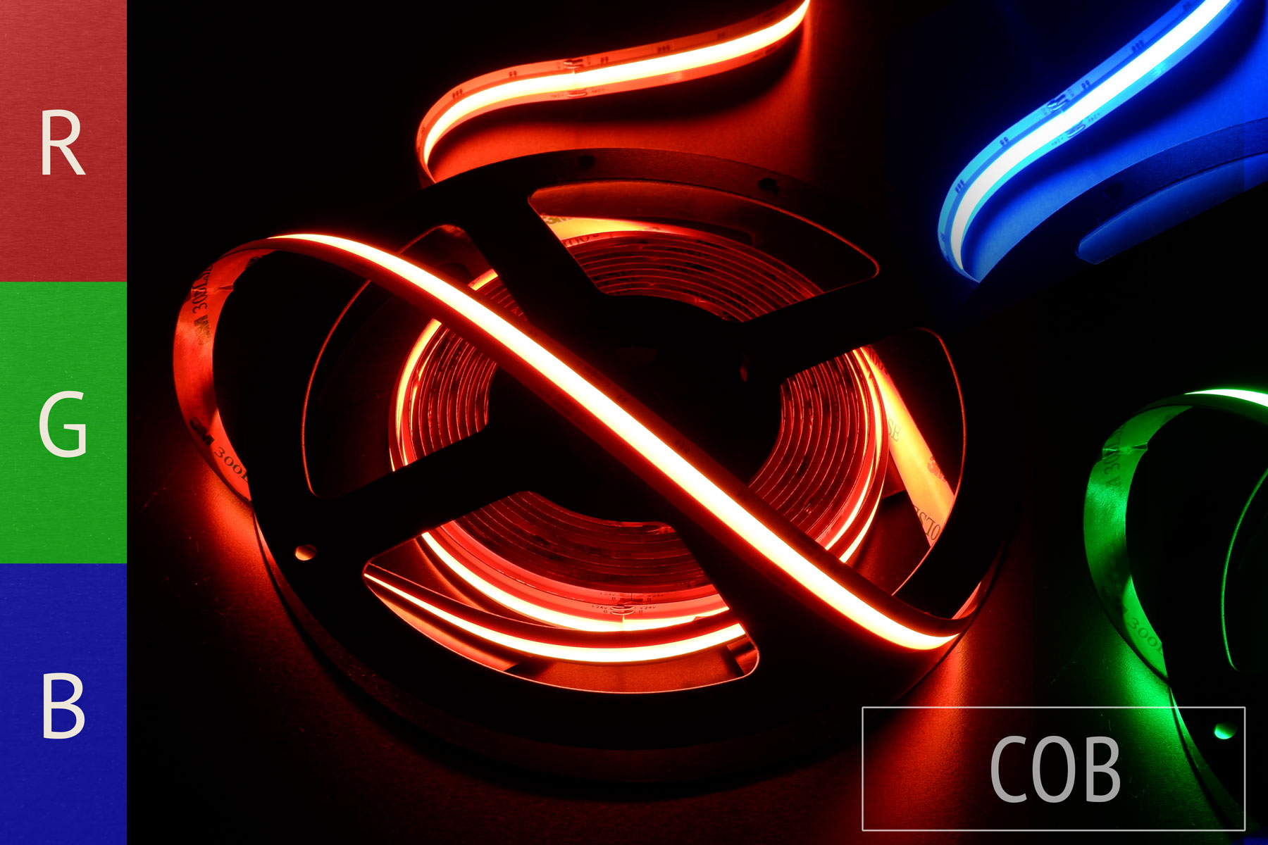 LED-Streifen cob-rgb-rolle