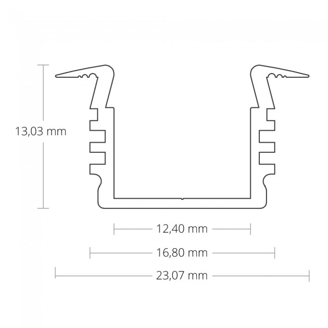 Aluprofil pl3_abmessung Aluprofil pl3_abmessung