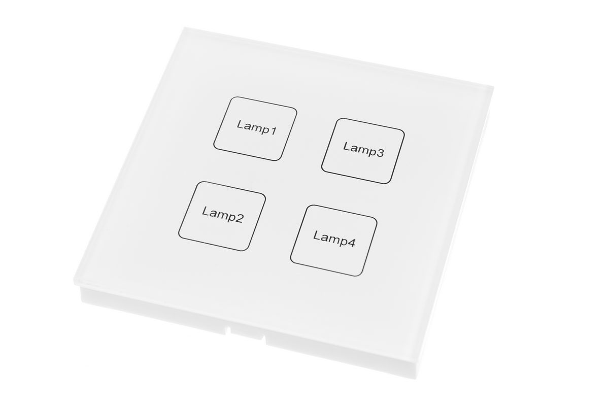 DALI wall-mounted touch interface | 4 zones