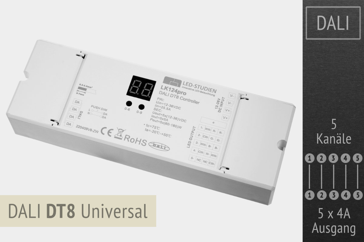 DALI-LED-Controller DT8 Universal | 4x4A
