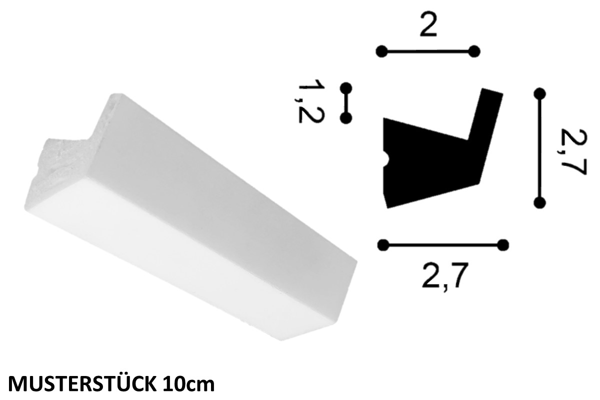 Lichtvoute ORAC CX189 - 10cm Musterstück