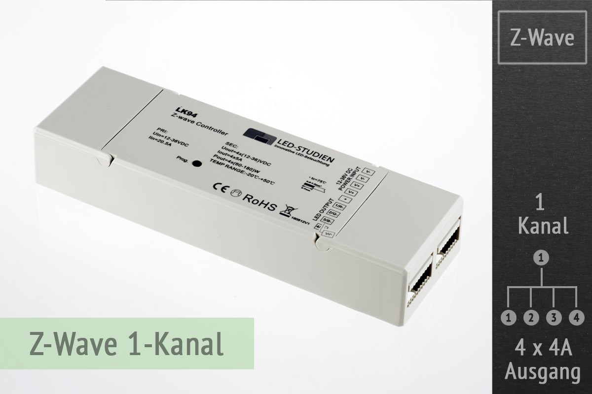 Controller lk94-z-wave-led-controller-1-kanal4x4a