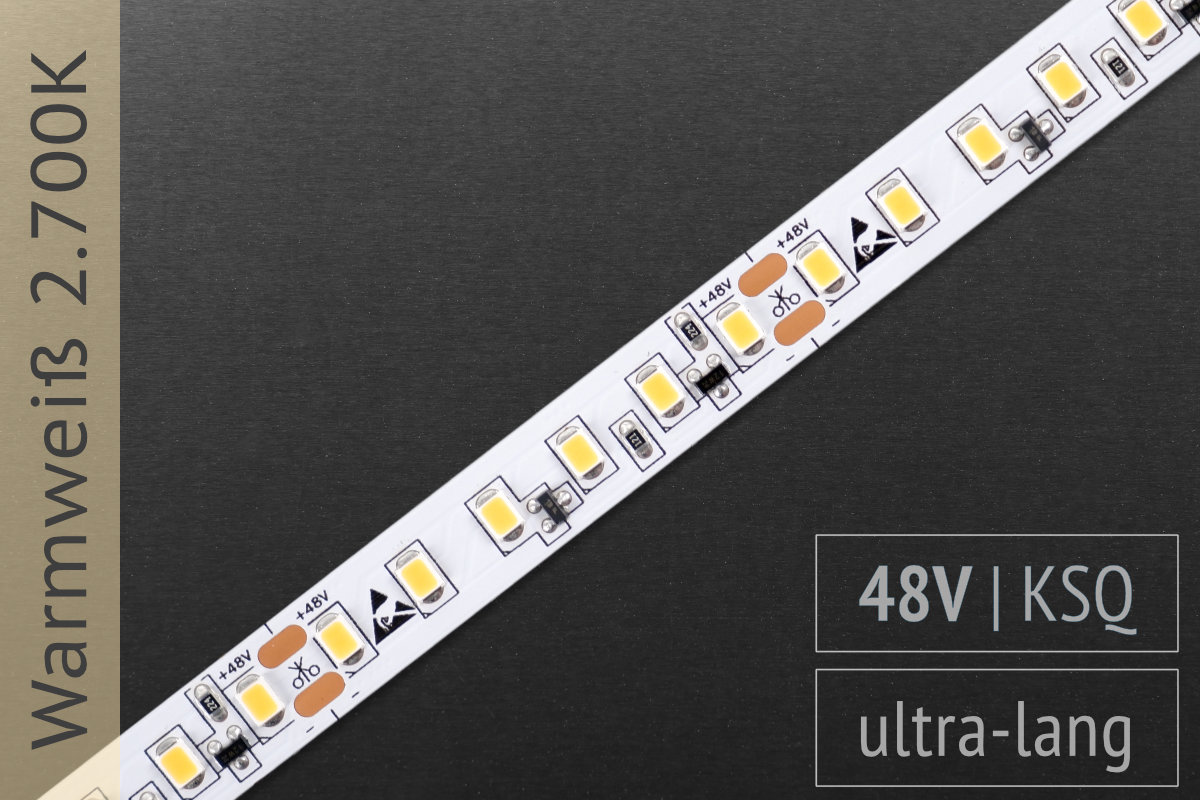 Sold by meter: 48V LED stripe LK04-42d-27 Color temperature: 2700K warm
