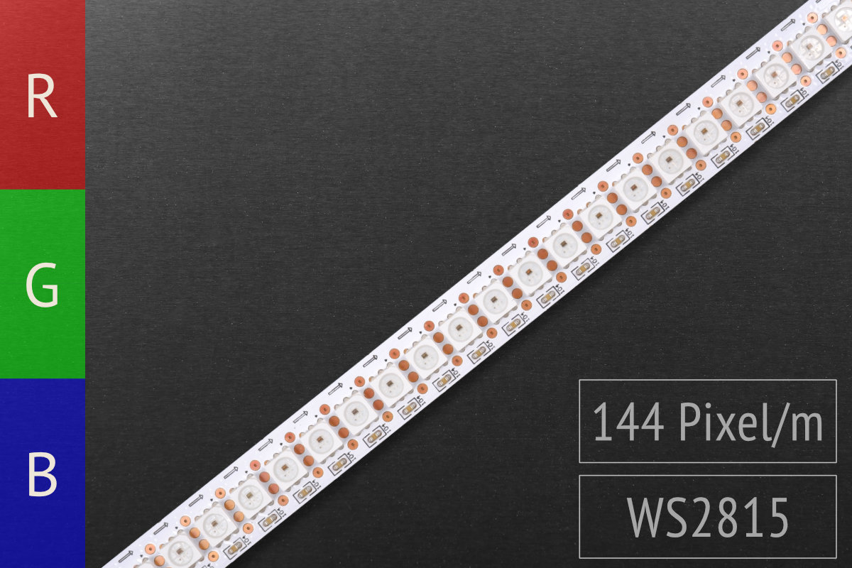 LED-Band digital WS2815 - 144 RGB-LEDs/m - IP20 - 12V