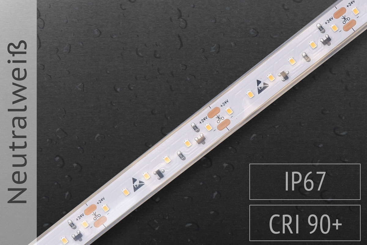 Accent applications: LED Strip 2016 -120 LED/m - 900 lm/m - 4.000K neutral white - IP67 5m roll