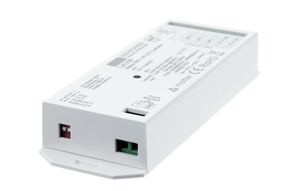 Matter over WiFi universal LED controller | 5 x 4A