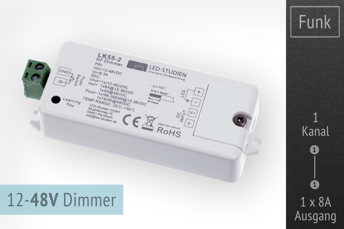 Funk-Dimmer LK55-2 | 1 x 8A