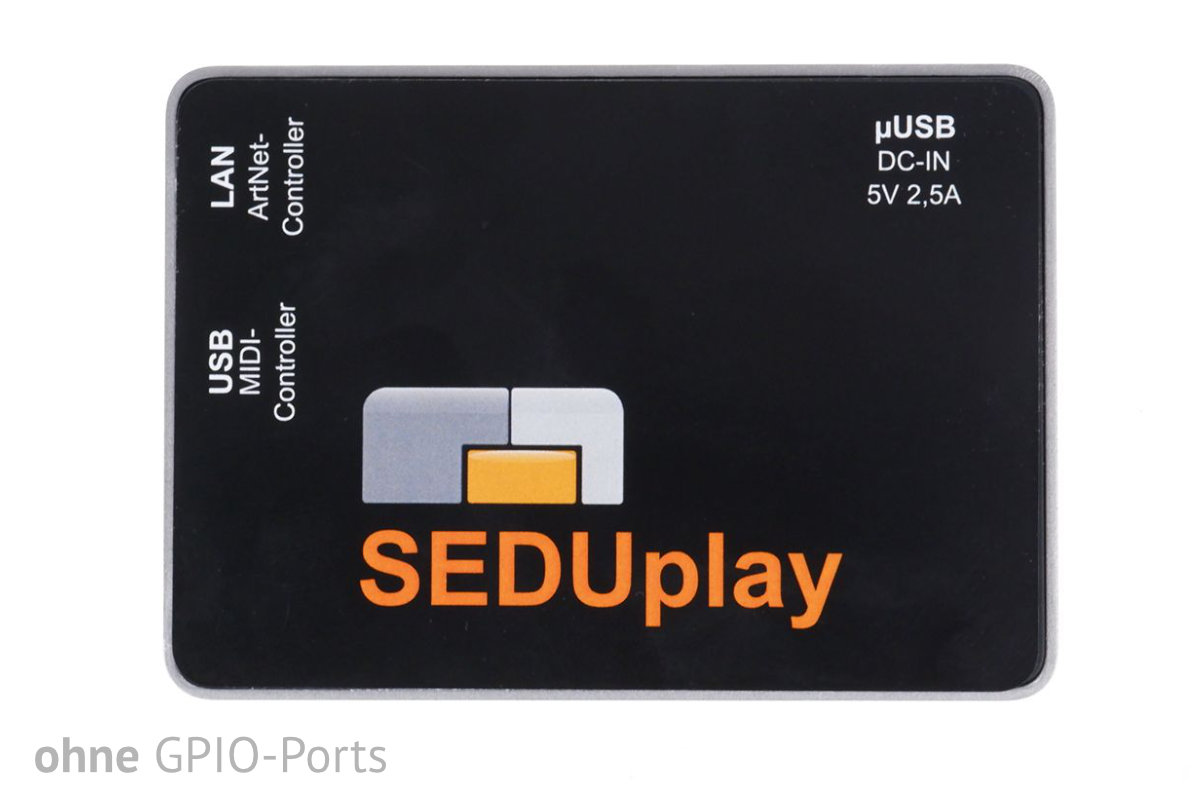 SEDU-Play - Standalone-Player für ArtNet (bis zu 64 DMX-Universen) 