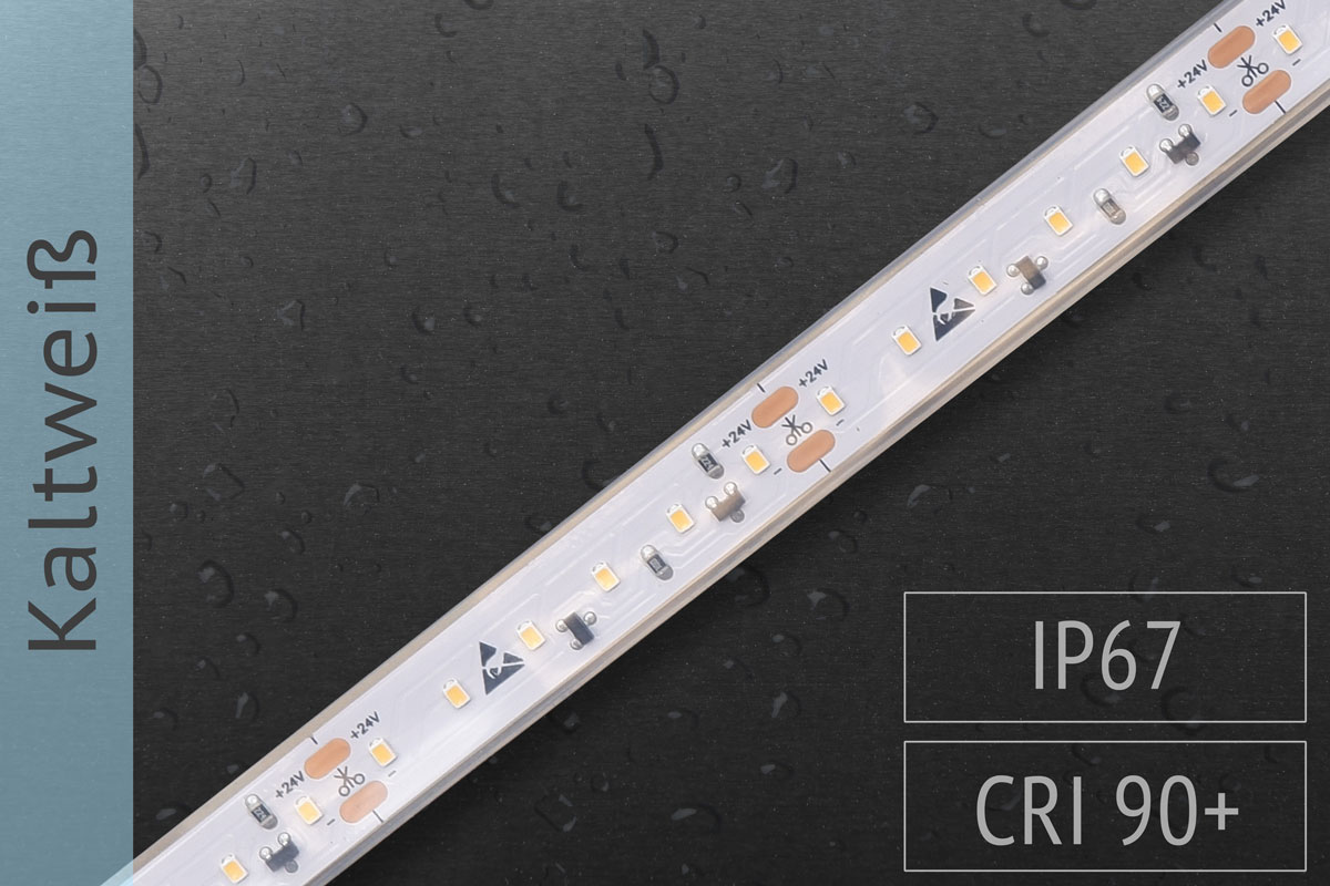 Accent applications: LED Strip 2016 -120 LED/m - 900 lm/m - 6.000K cool white - IP67 5m roll