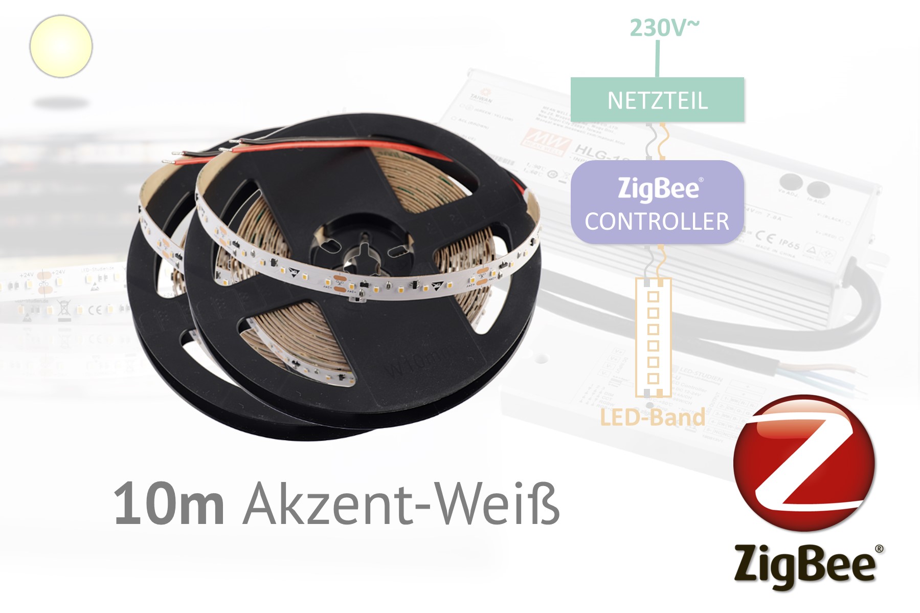ZigBee-LED-Set: 10 Meter