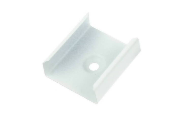 Mounting clamp for PL series profiles, white