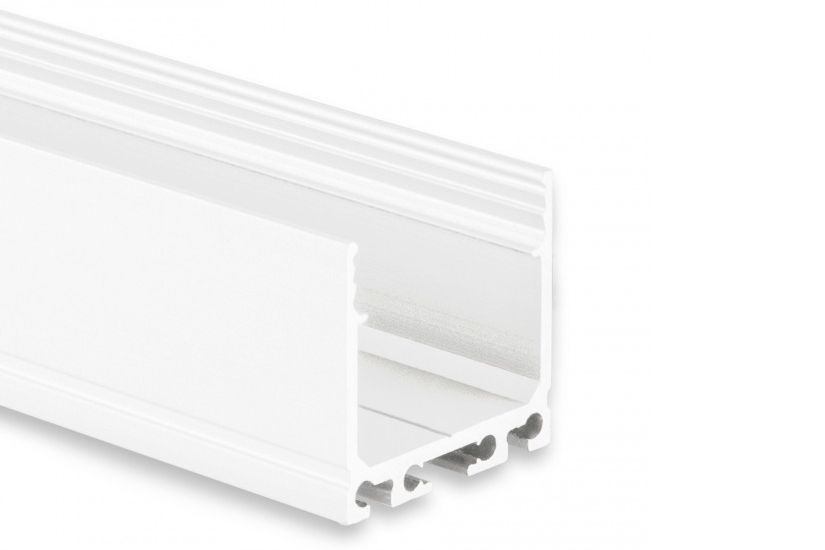 24mm LED surface mount profile PN6, 2m, white 24mm LED surface mount profile PN6, 2m, white