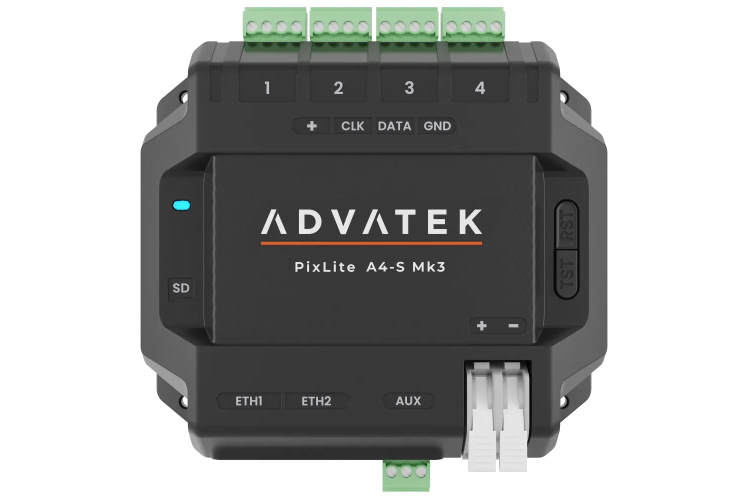ADVATEK PixLite Mk3 LED pixel controller incl. player | 4 x 6 universes | 4 x 7A int.