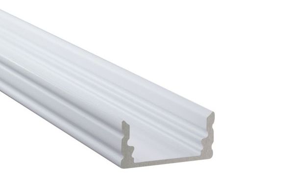 12mm LED profile E12, white, 2m 12mm LED profile E12, white, 2m