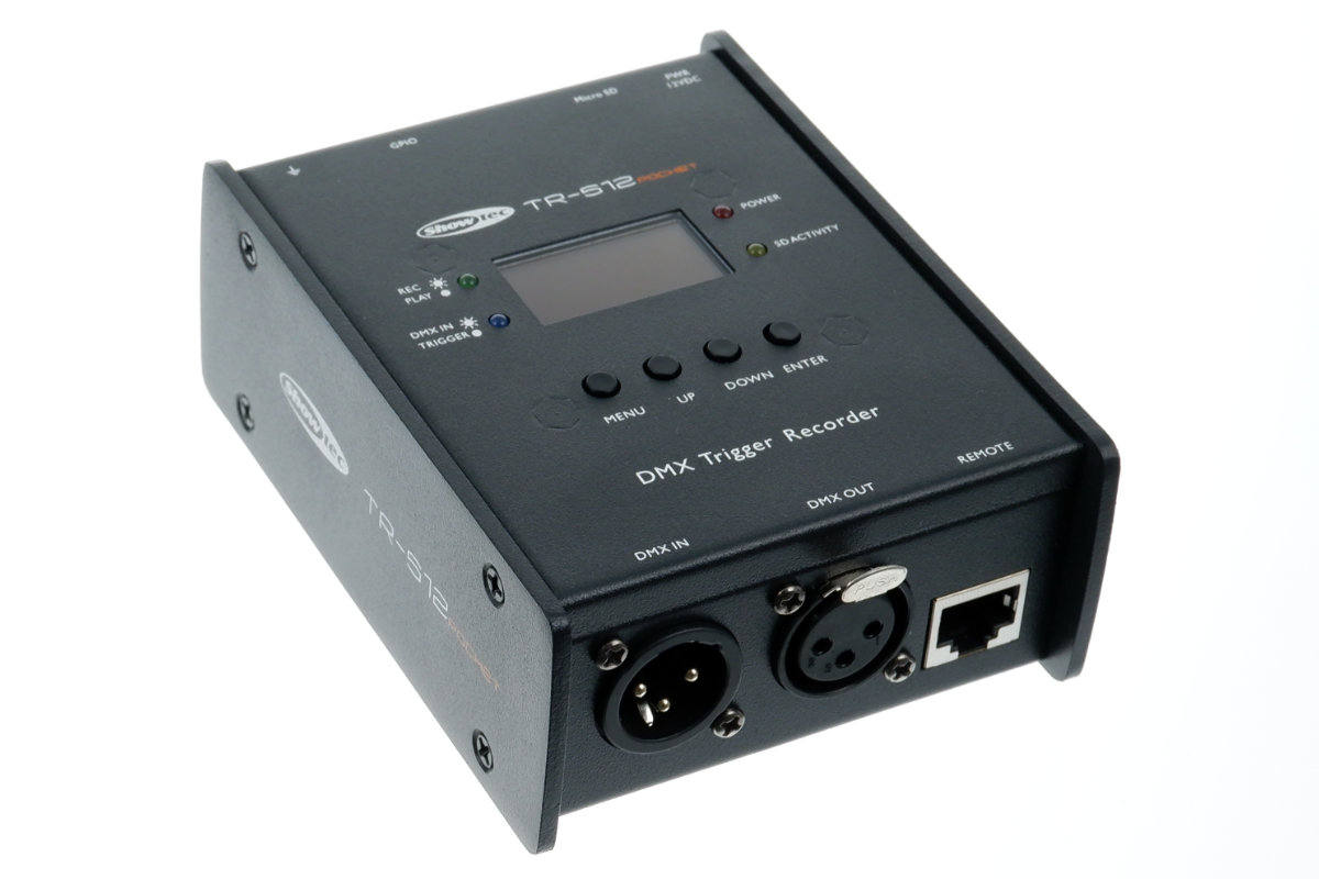Showtec TR-512 Pocket DMX player/recorder | 1 universe