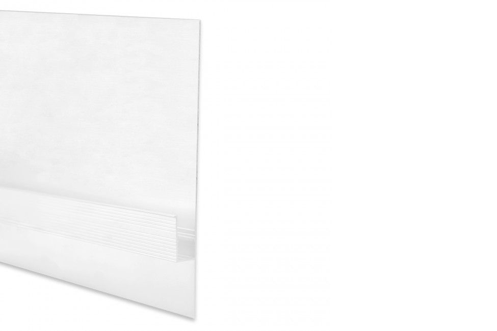 2m LED-Anbau-Profil TBP2.1, weiß grundiert 2m LED-Anbau-Profil TBP2.1, weiß grundiert