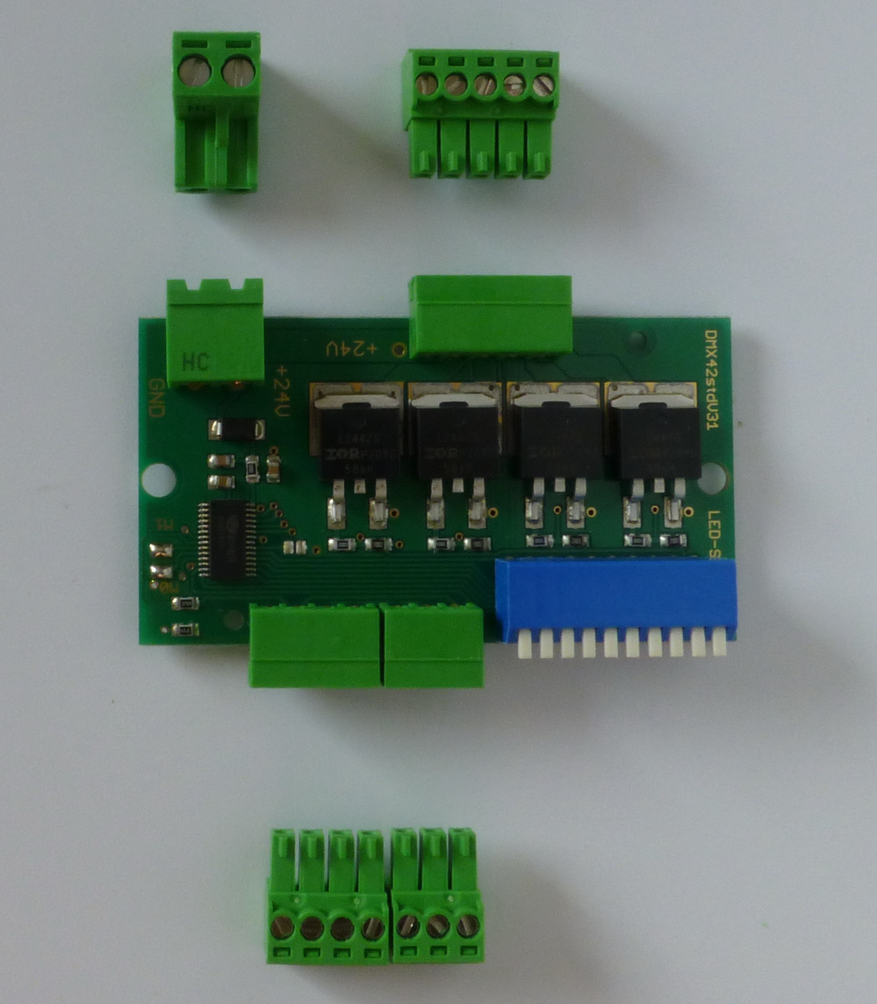DMX receiver MY9942 MOSFET, system terminals