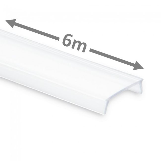 Cover white, opal 6m - light transmission: 65% Cover white, opal 6m - light transmission: 65%