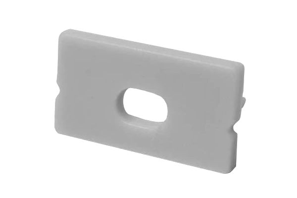 Endkappe EKLP110l grau, Kabeldurchführung 