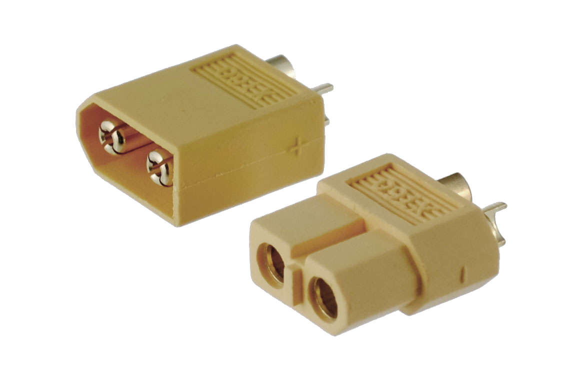 High current connector XT60, up to 30 amps