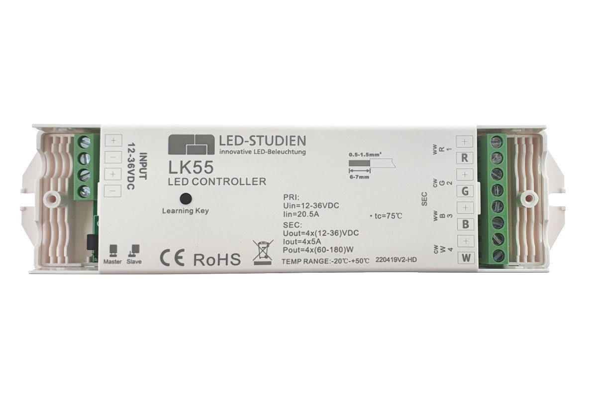 LK55 Universal Controller 12-36V für LED-Streifen, Panels u.a.