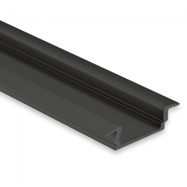 Aluprofil pl8_schwarz Aluprofil pl8_schwarz