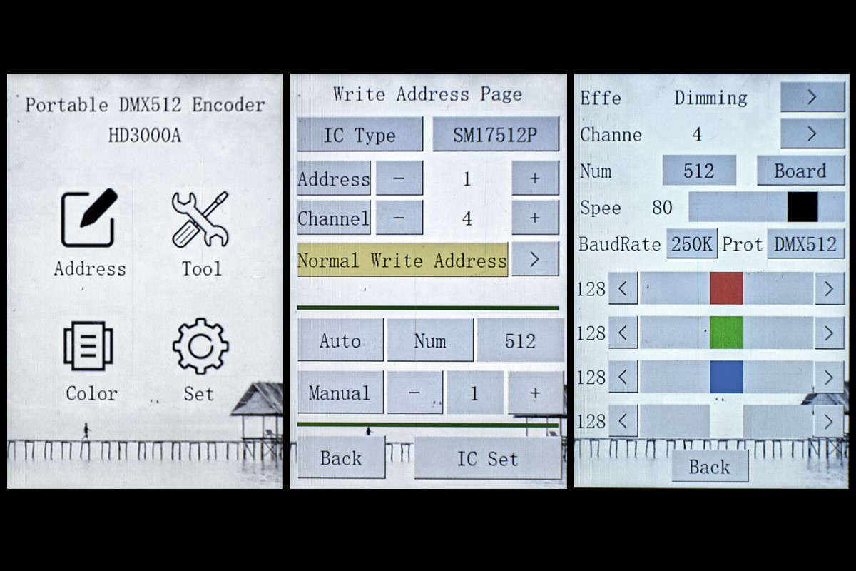 AdressWriter for DMX LED stripes