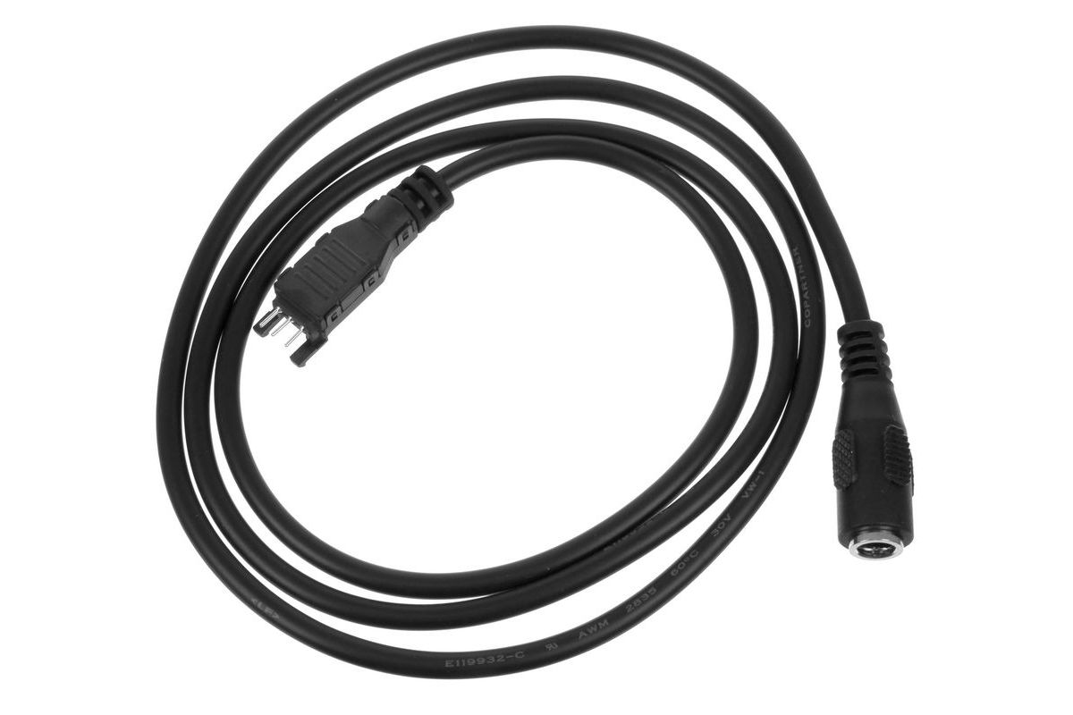 LED bar feed cable 100cm, DC round plug