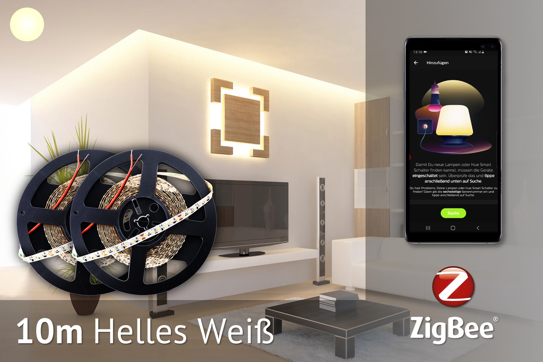 ZigBee-LED-Set: 10 Meter