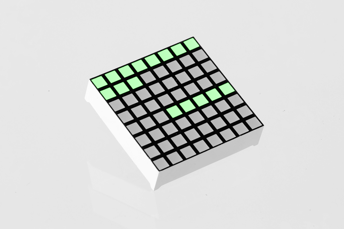 WordClock micro 30 Bausatz/Modul grün