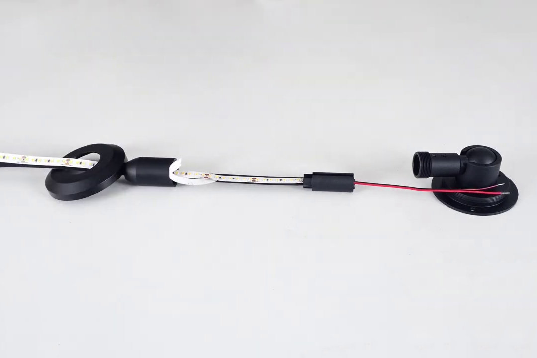 10m LED tensioning system | black