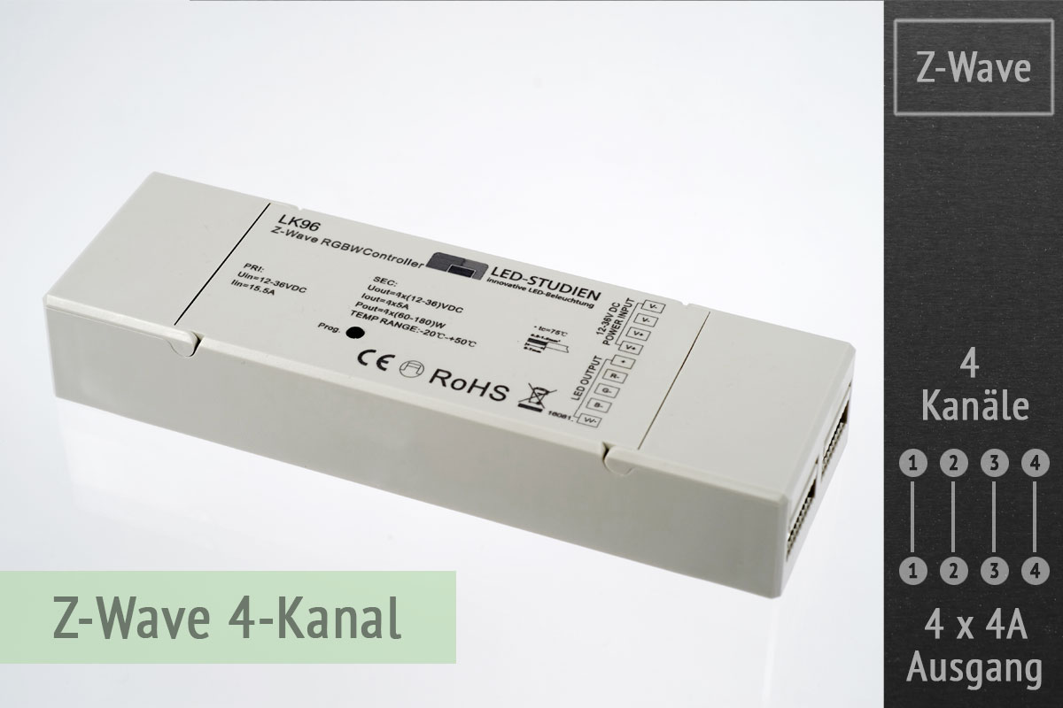 Controller lk96-z-wave-led-controller-4-kanal-4x4a