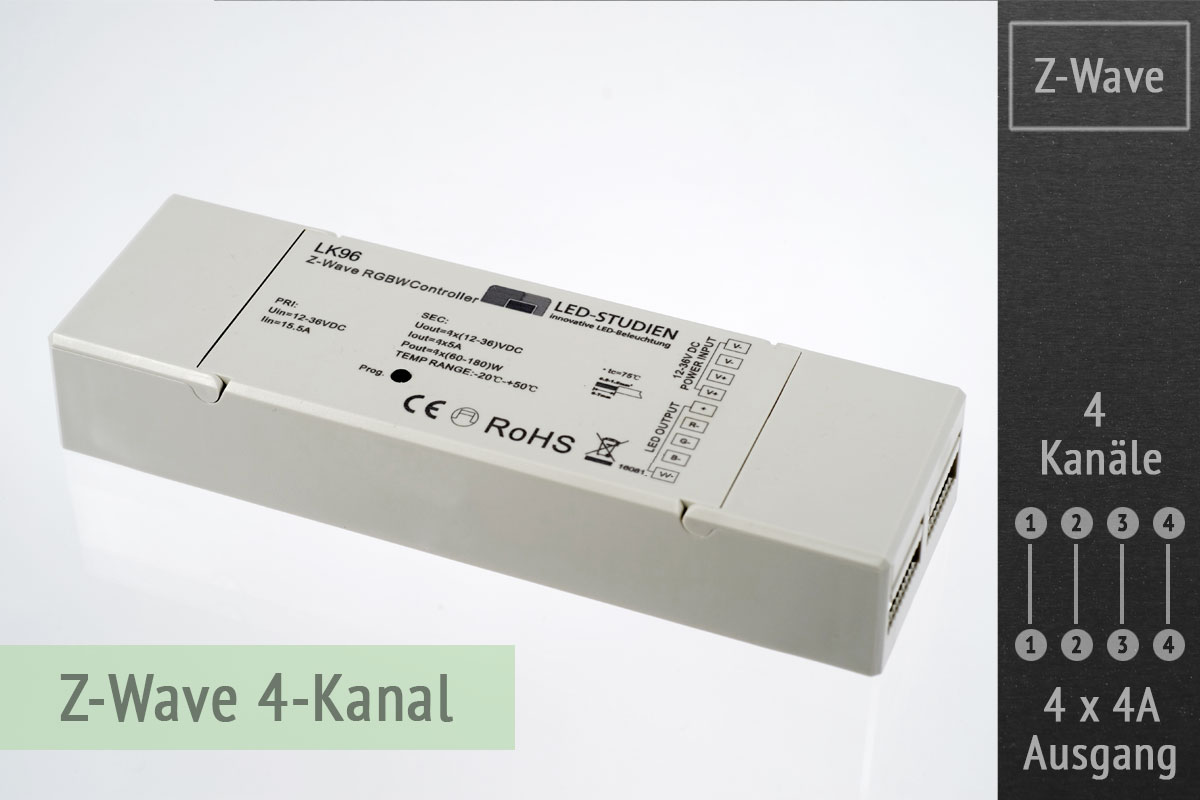 lk96-z-wave-led-controller-4-kanal-4x4a Controller lk96-z-wave-led-controller-4-kanal-4x4a
