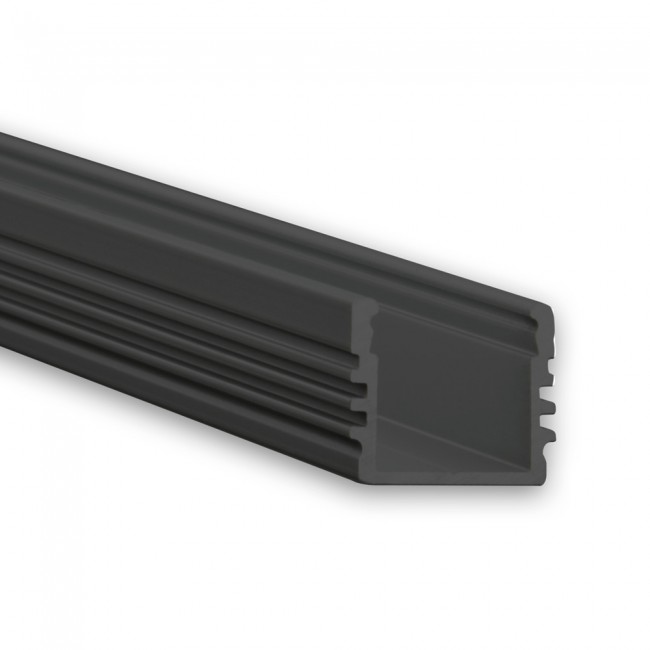 Aluprofil pl2_schwarz Aluprofil pl2_schwarz