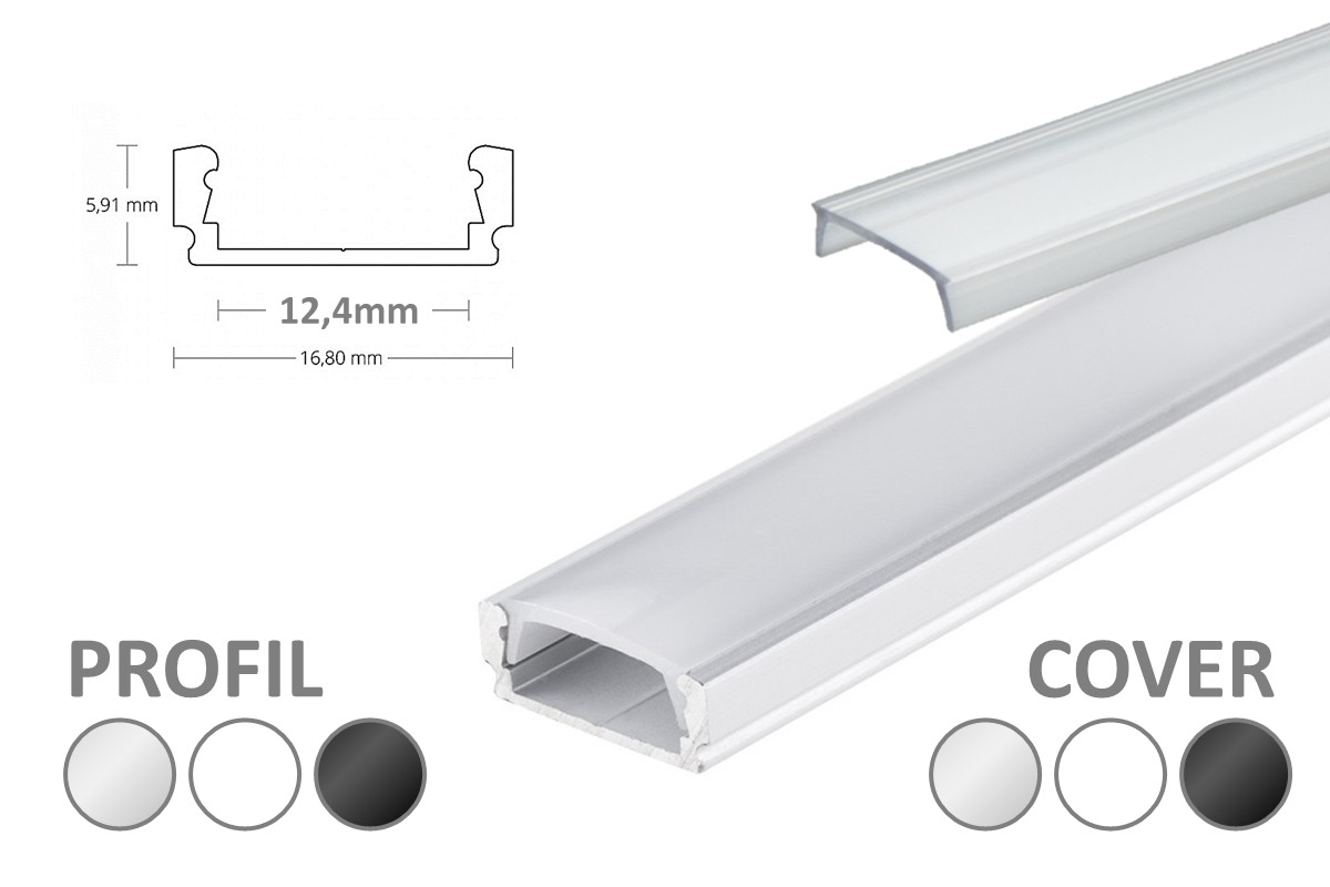 2m LED-Micro-profile PL1 2m LED-Micro-profile PL1