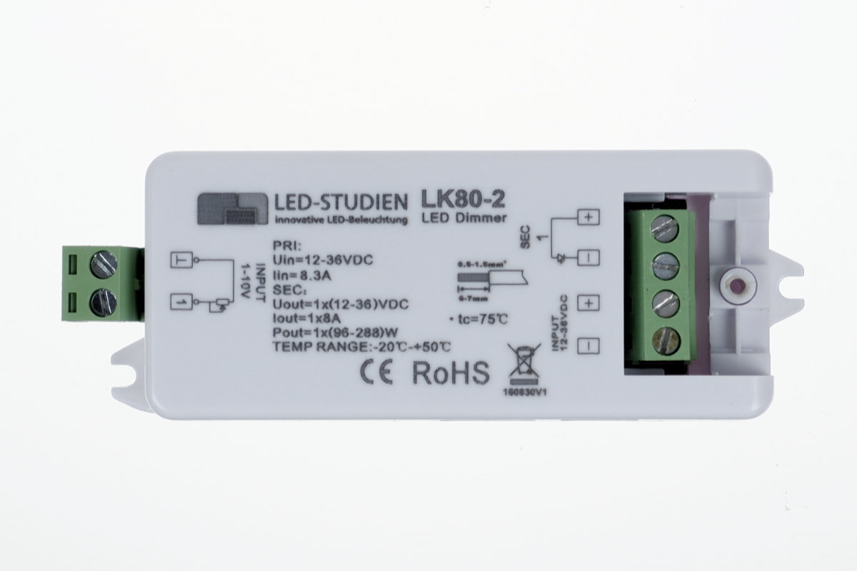 1-10V LED dimmer 1-channel | 1x8A