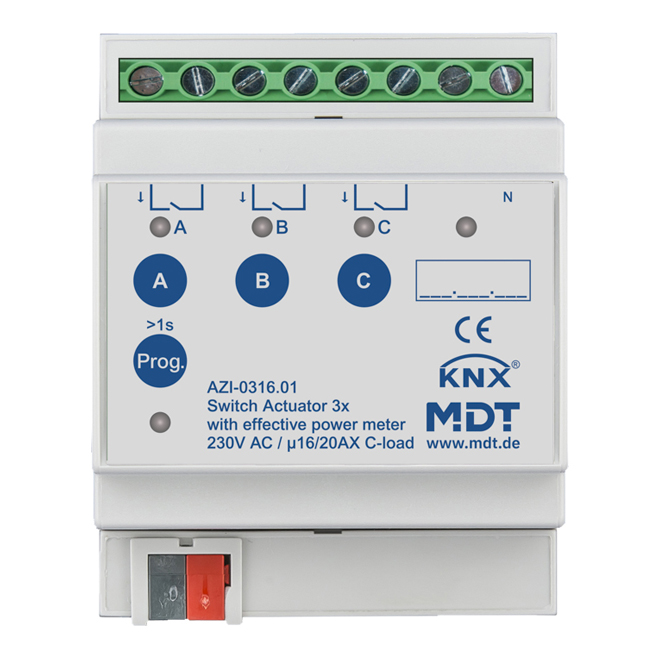 KNX LED controller for DIN rail  4-channel | 4x4A