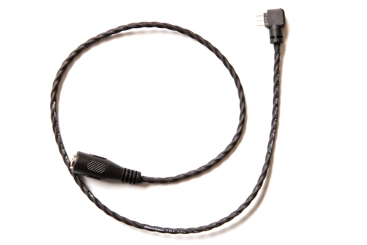 LED bar feed cable 50cm, DC round plug